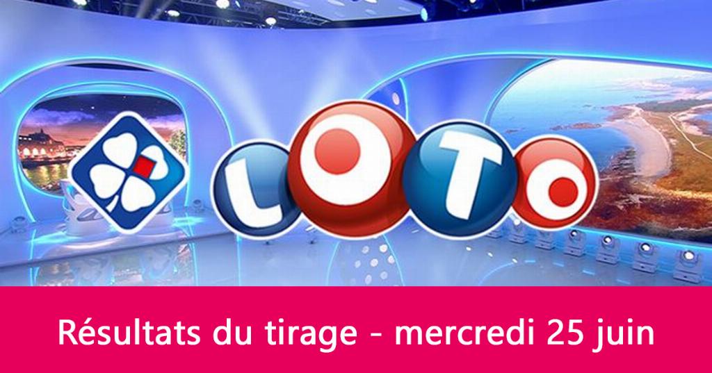 Résultats du Loto du mercredi 25 juin : le jackpot grimpe à 5 millions