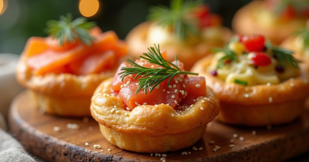 Apéritif de Noël Simplifié : Feuilletés Gourmands en Trois Versions Faciles