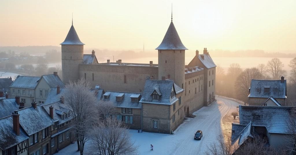 Ce joyau médiéval à 1h de Paris en hiver est encore plus incroyable en hiver
