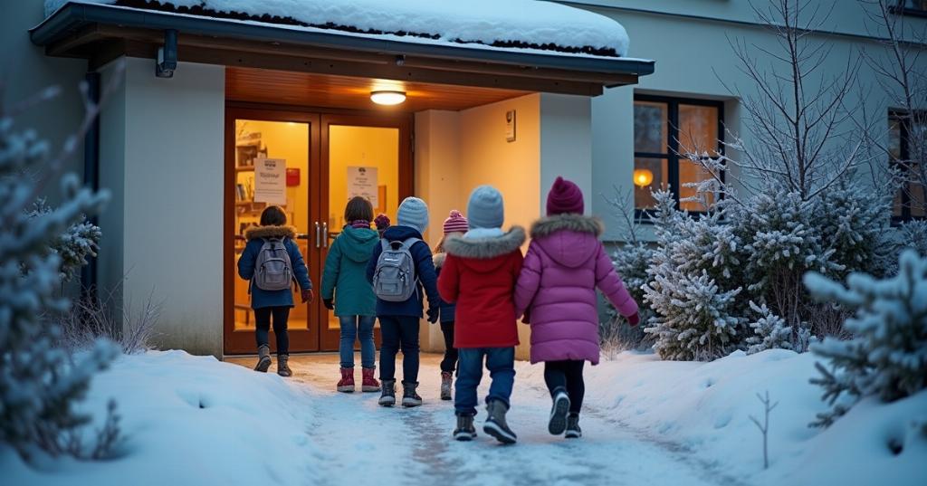 Comment les écoles françaises s’adaptent aux vagues de grand froid pour protéger les enfants