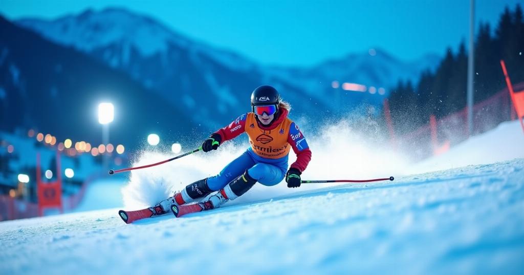 Courchevel Slalom nocturne Féminin : heure et chaîne de diffusion