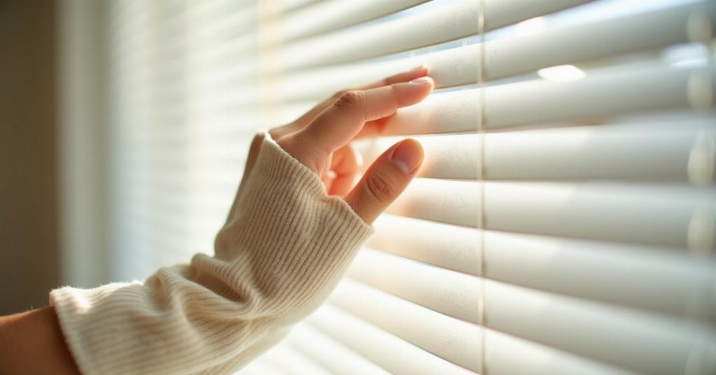 Découvrez l’astuce ingénieuse avec une chaussette pour des stores impeccables sans effort
