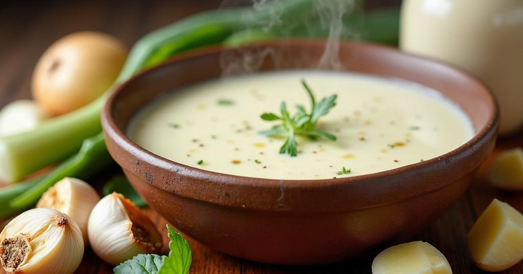 Découvrez le velouté blanc onctueux et sain qui réchauffe l’hiver