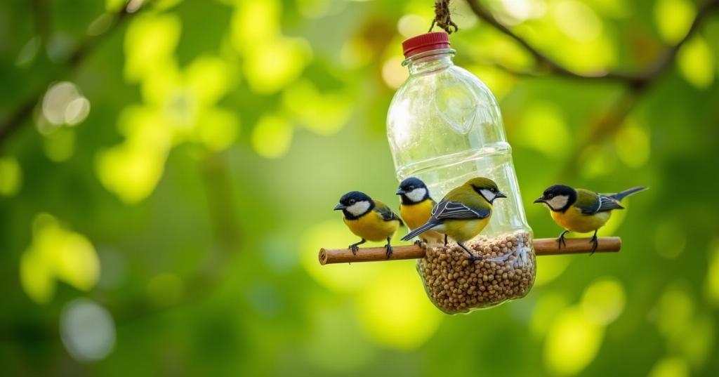 Donnez une seconde vie à vos bouteilles : créez une mangeoire parfaite pour oiseaux en un rien de temps