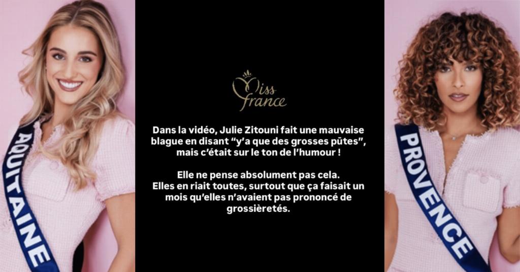 Miss France 2026 : quand la déception de deux prétendantes (Aïnhoa Lahitete et Julie Zitouni) dérape sur Instagram