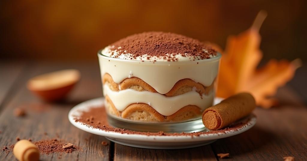 Recette originale du tiramisu à la crème de marrons pour un dessert irrésistible qui allie douceur et originalité