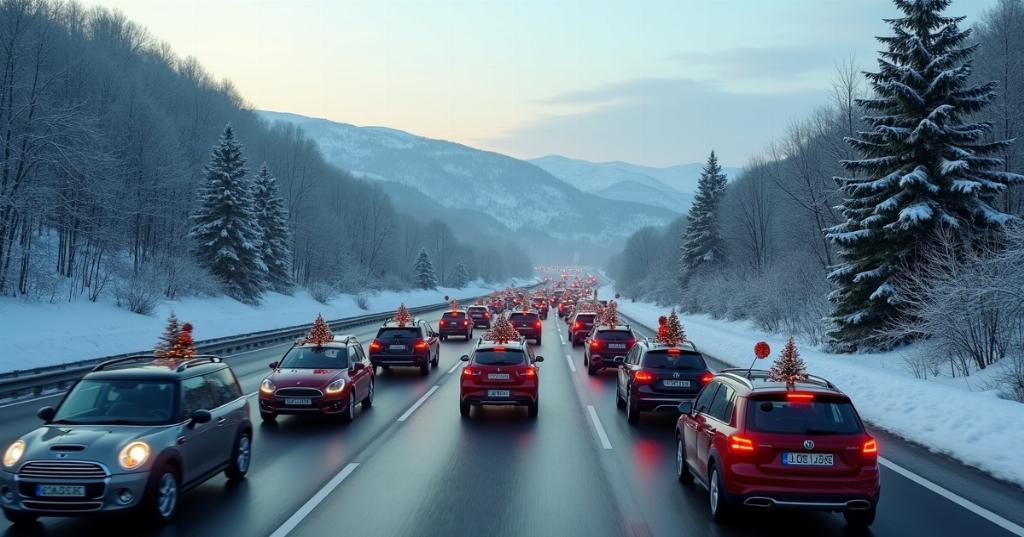 Trafic de Noël : Les jours critiques à éviter absolument sur les routes françaises selon Bison Futé